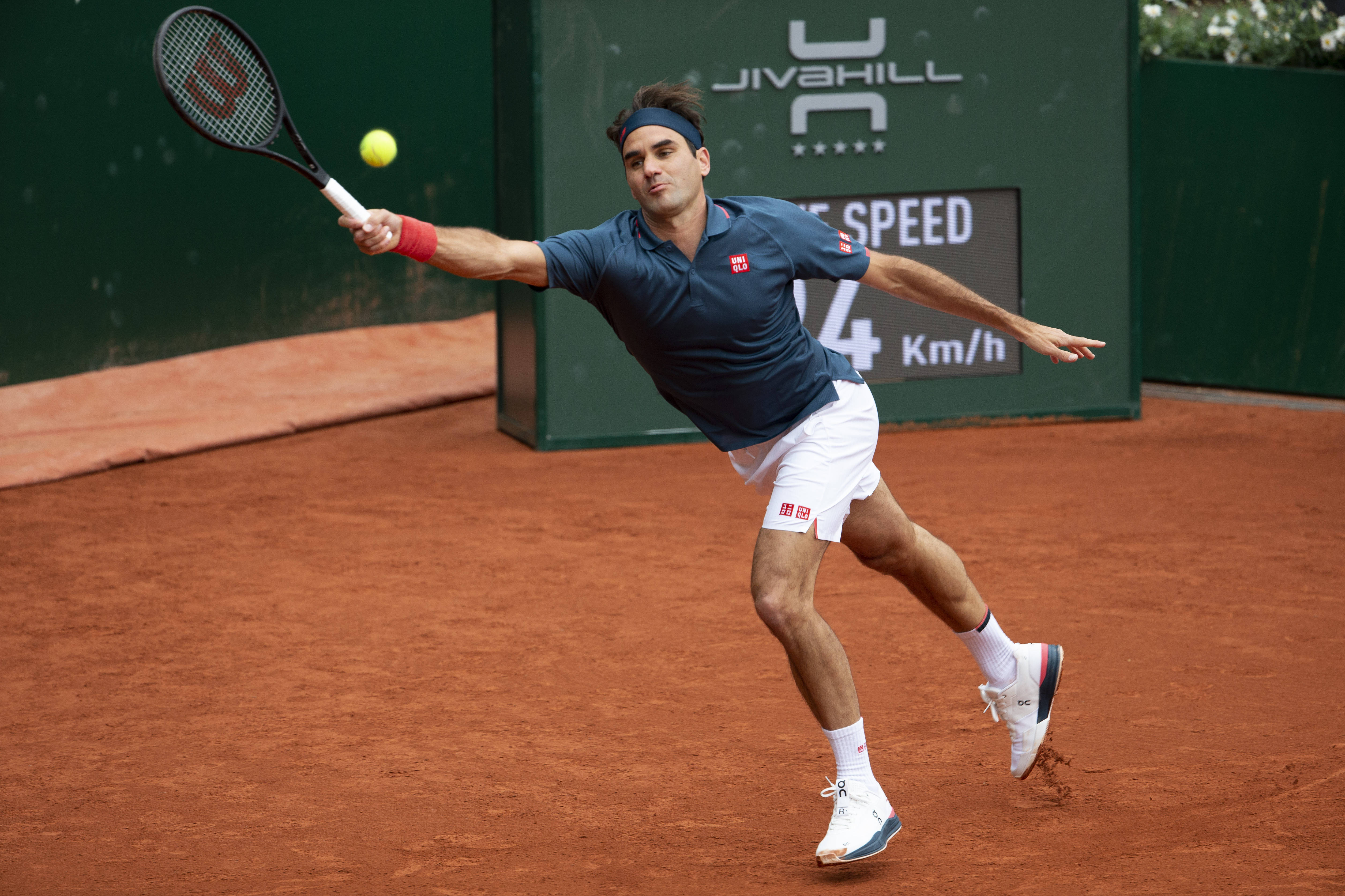 法国网球队碾压澳大利亚网球队，费德勒高光表现